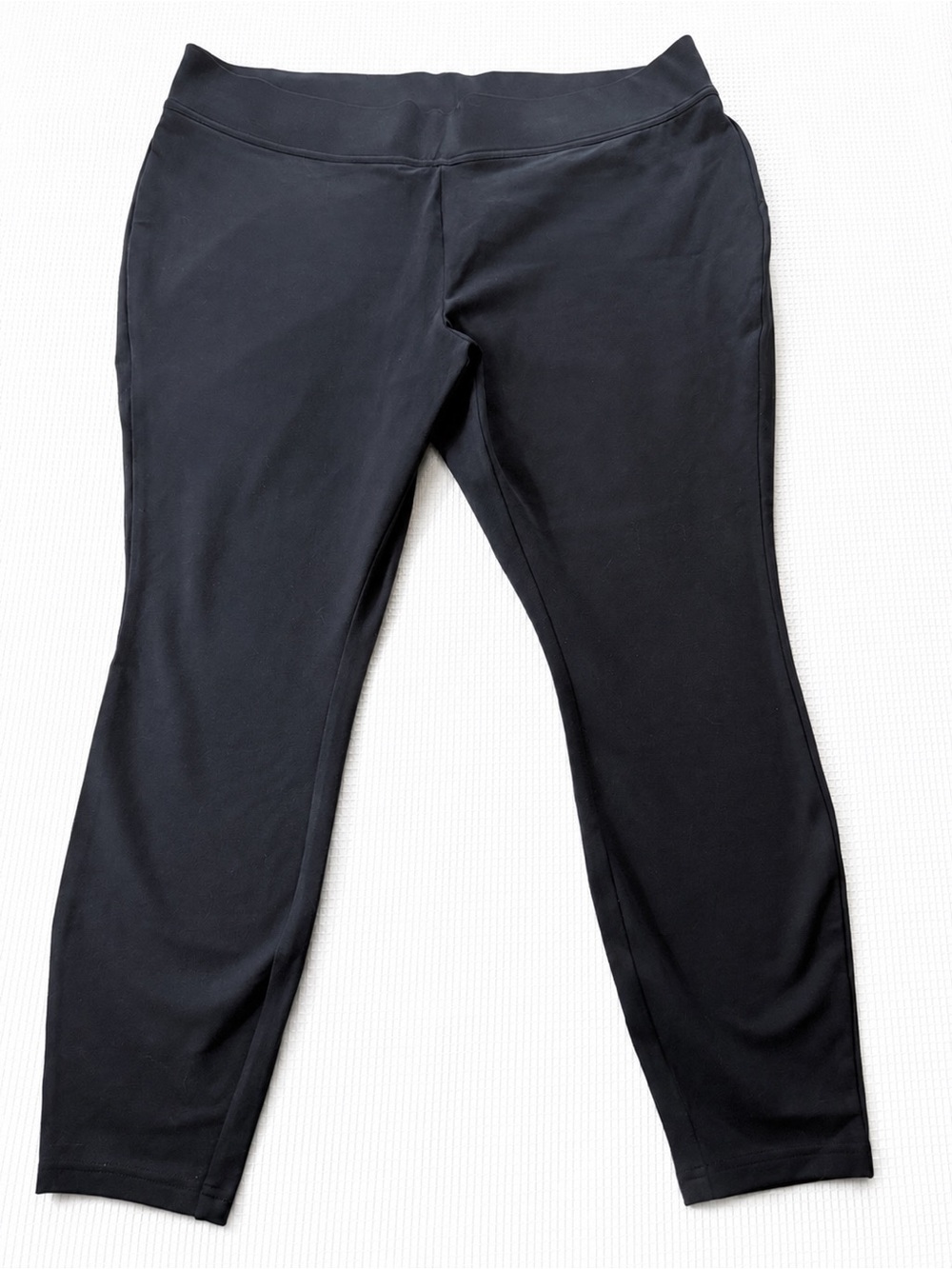 Lands End Women's Athleisure Leggins Size 2XL NWOT Black Fall Sporty Travel
